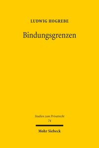 Produktbild: Bindungsgrenzen