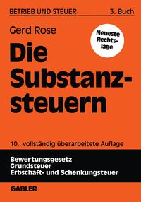 Produktbild: Die Substanzsteuern