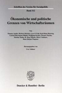 Produktbild: &Ouml;konomische und politische Grenzen von Wirtschaftsr&auml;umen.