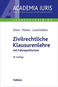 Produktbild: Zivilrechtliche Klausurenlehre