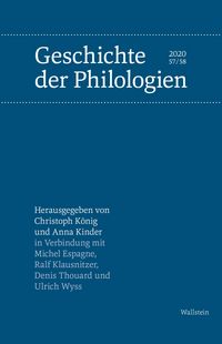 Produktbild: Geschichte der Philologien