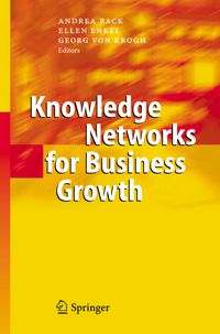 Produktbild: Knowledge Networks for Business Growth