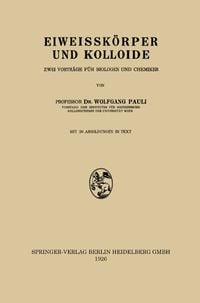 Produktbild: Eiweissk&ouml;rper und Kolloide