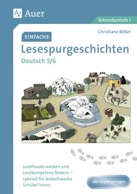 Produktbild: Einfache Lesespurgeschichten Deutsch 5-6