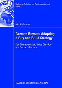 Produktbild: German Buyouts Adopting a Buy and Build Strategy