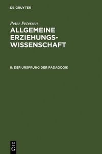 Produktbild: Der Ursprung der P&auml;dagogik