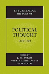 Produktbild: The Cambridge History of Political Thought 1450 1700