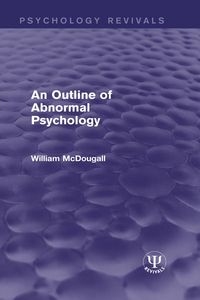 Produktbild: An Outline of Abnormal Psychology