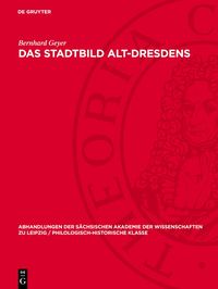 Produktbild: Das Stadtbild Alt-Dresdens