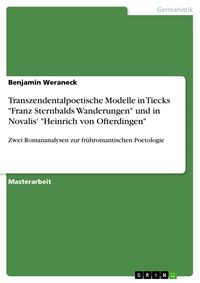 Produktbild: Transzendentalpoetische Modelle in Tiecks "Franz Sternbalds Wanderungen" und in Novalis' "Heinrich von Ofterdingen"