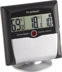 Produktbild: TFA Dostmann 30.5011 Luftfeuchtemessger&auml;t (Hygrometer) 0 % rF 99 % rF Taupunkt-/Schimmelwarnanzeige