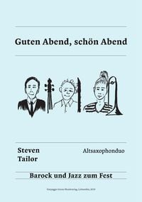 Produktbild: Guten Abend, sch&ouml;n Abend: Ausgabe f&uuml;r Altsaxophonduo