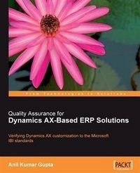 Produktbild: Quality Assurance for Dynamics AX-Based ERP Solutions