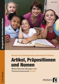 Produktbild: Artikel, Pr&auml;positionen und Nomen - Schule 3/4