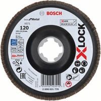 Produktbild: Bosch Accessories 2608621770 X-LOCK F&auml;cherschleifscheibe Durchmesser 125 mm 1 St.