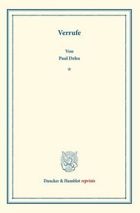 Produktbild: Verrufe.