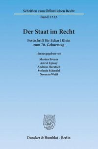 Produktbild: Der Staat im Recht.