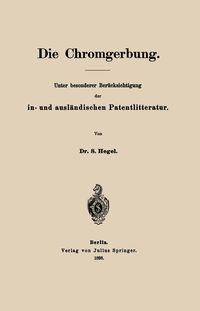 Produktbild: Die Chromgerbung