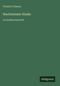 Produktbild: Wachtmeister Studer