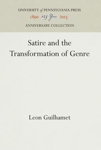 Produktbild: Satire and the Transformation of Genre