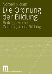 Produktbild: Die Ordnung der Bildung