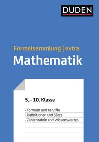 Bild vom Artikel Duden Formelsammlung extra - Mathematik vom Autor Lutz Engelmann