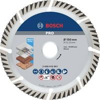 Produktbild: Bosch Accessories 2608615061 Standard for Universal Speed Diamanttrennscheibe Durchmesser 150 mm Bohrungs-&Oslash; 22.23 mm 1 St.