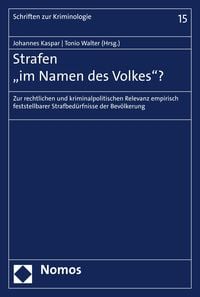 Produktbild: Strafen "im Namen des Volkes"?