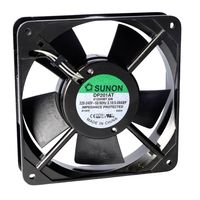 Produktbild: Sunon DP203AT-2122LBT.GN Axiall&uuml;fter 230 V/AC 79.83 m&sup3;/h (L x B x H) 25 x 120 x 120mm