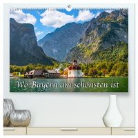 Produktbild: Wo Bayern am sch&ouml;nsten ist (hochwertiger Premium Wandkalender 2027 DIN A2 quer), Kunstdruck in Hochglanz