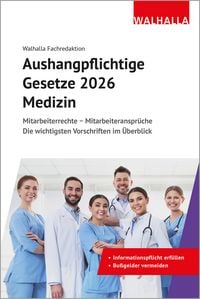 Produktbild: Aushangpflichtige Gesetze 2026 Medizin