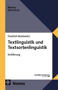 Produktbild: Textlinguistik und Textsortenlinguistik