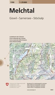 Produktbild: Swisstopo 1 : 25 000 Melchtal