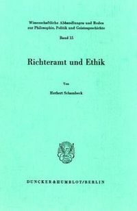Produktbild: Richteramt und Ethik.
