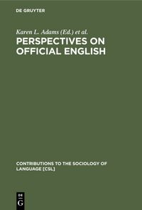 Produktbild: Perspectives on Official English