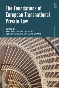 Produktbild: The Foundations of European Transnational Private Law