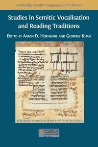 Produktbild: Studies in Semitic Vocalisation and Reading Traditions