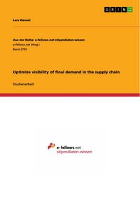 Produktbild: Optimize visibility of final demand in the supply chain