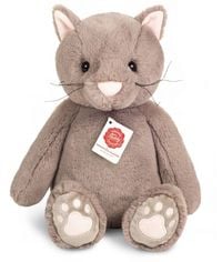 Produktbild: Teddy Hermann 93997 - Schlenkerkatze Milly grau, Katze, Pl&uuml;sch, 35 cm
