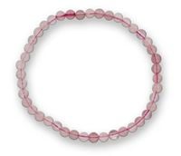 Produktbild: Rosenquarz Edelsteinarmband 3-4mm, J748-09