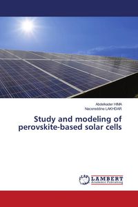Produktbild: Study and modeling of perovskite-based solar cells
