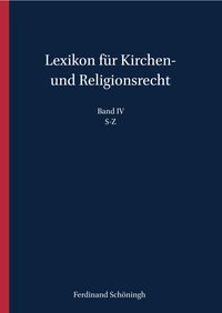 Produktbild: Lexikon f&uuml;r Kirchen- und Religionsrecht