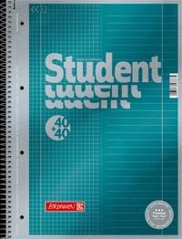 Produktbild: Brunnen Collegeblock Premium Student Duo A4 40+40