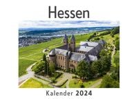 Produktbild: Hessen (Wandkalender 2024, Kalender DIN A4 quer, Monatskalender im Querformat mit Kalendarium, Das perfekte Geschenk)