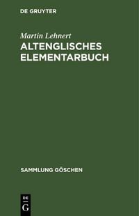Produktbild: Altenglisches Elementarbuch