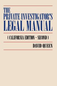 Produktbild: The Private Investigator's Legal Manual