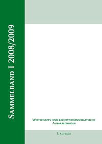 Produktbild: Wirtschaftswissenschaftliche Ausarbeitung, Sammelband I