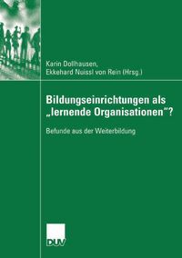Produktbild: Bildungseinrichtungen als "lernende Organisationen"?