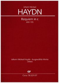 Produktbild: Requiem in c, Studienpartitur