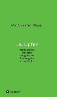 Produktbild: Du Opfer